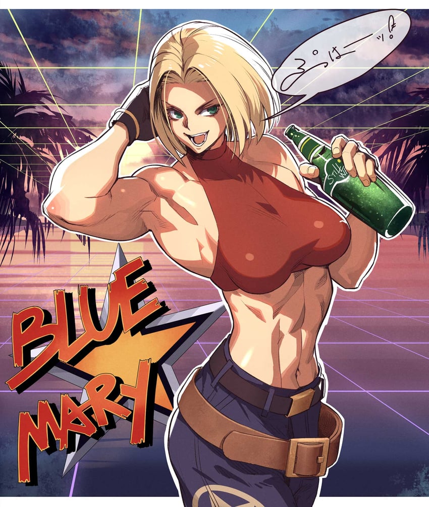 blue mary (the king of fighters and 2 more) drawn by ogami