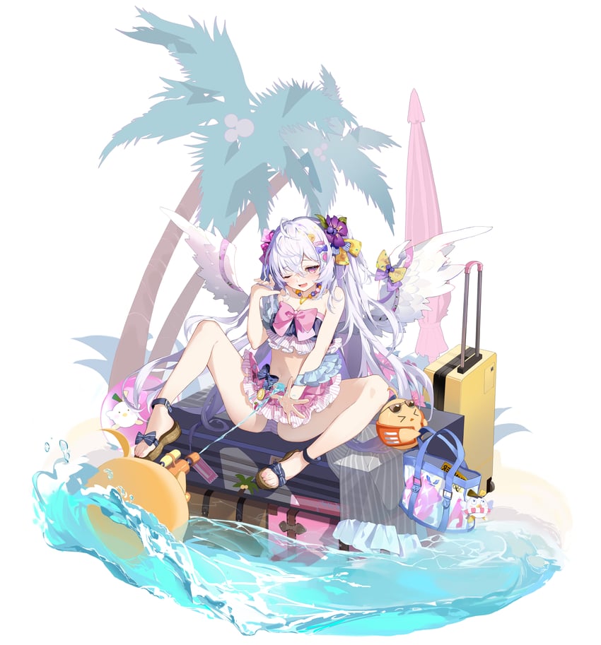 manjuu, azusa, and peroro (blue archive and 1 more) drawn by daqi_sama