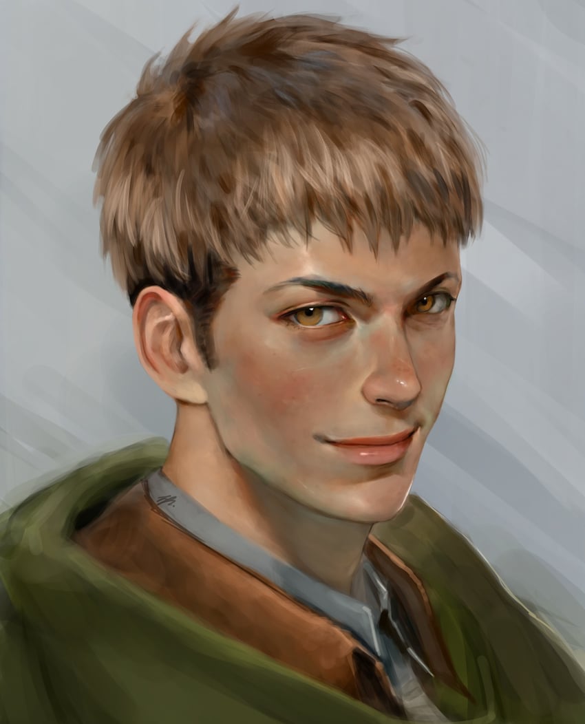 jean kirstein (shingeki no kyojin) drawn by aku_jumbi