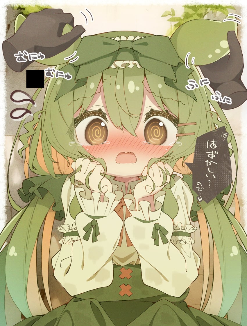 zundamon and ojou-sama zundamon (voicevox) drawn by n_u