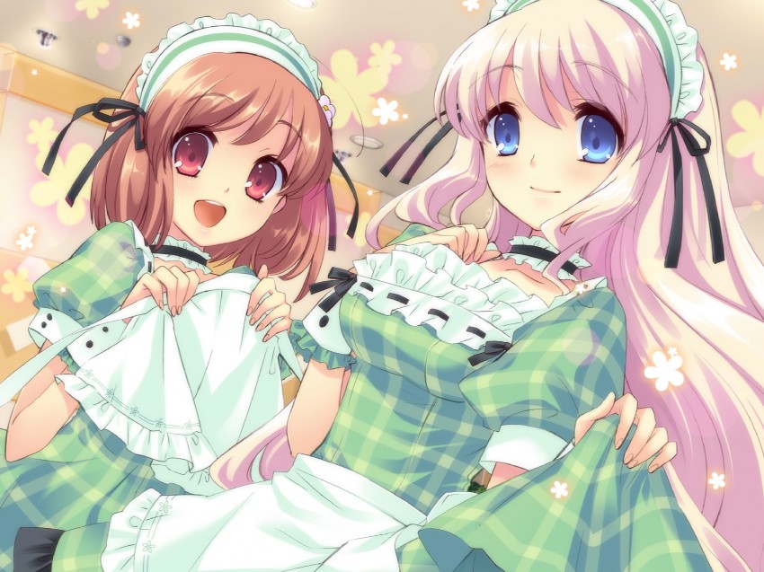 inaba yui and minase sakurako (flyable heart) drawn by ito_noizi
