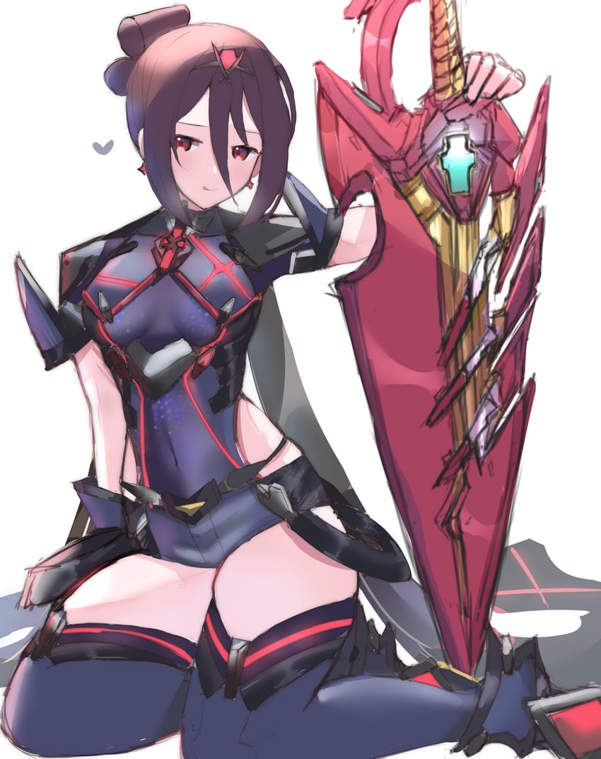 pyra and morag ladair (xenoblade chronicles and 1 more) drawn by juneplums