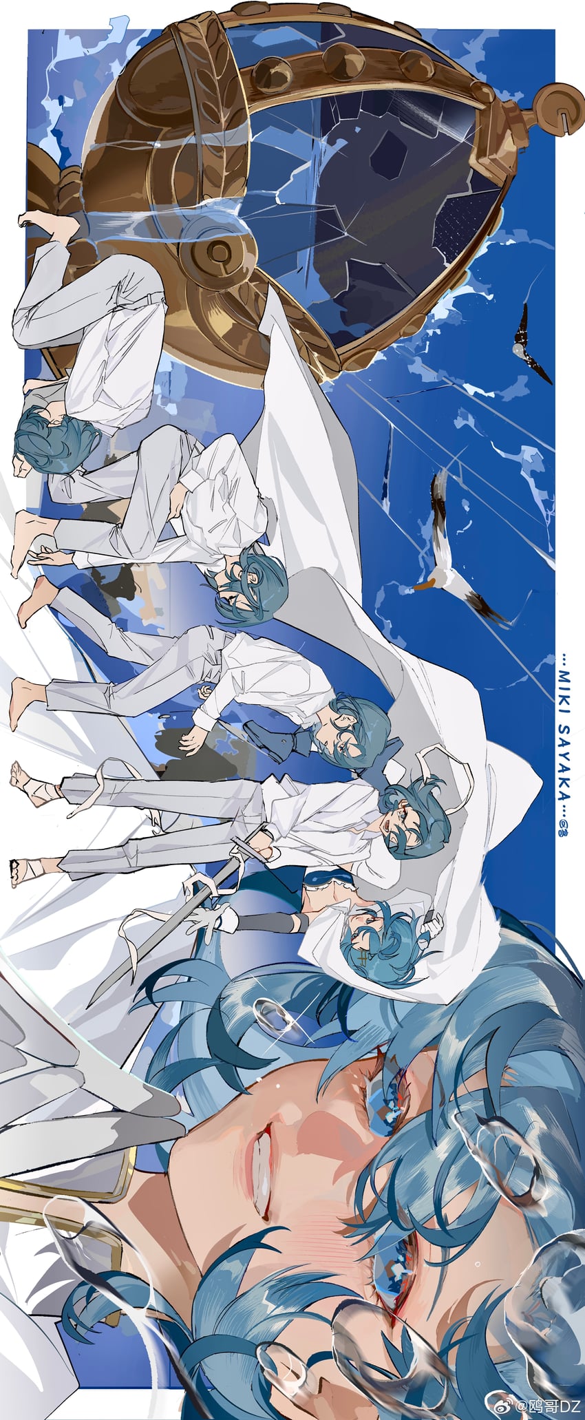 miki sayaka (mahou shoujo madoka magica) drawn by ouge_dz