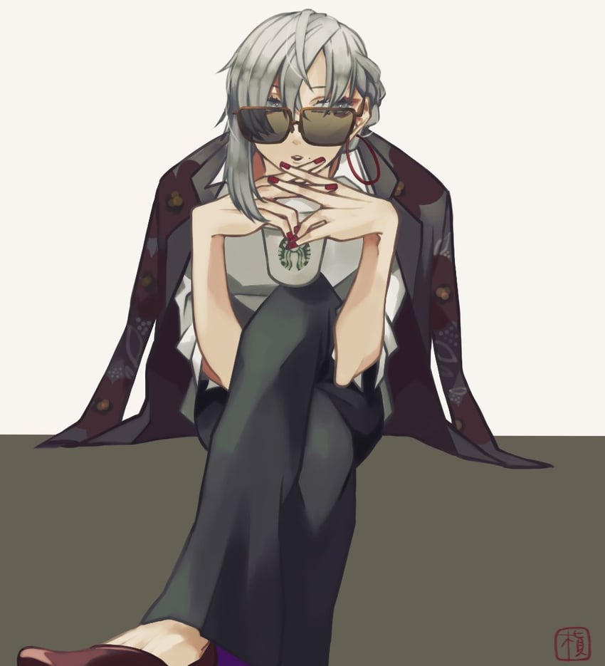 menchin no.9 (starbucks and 2 more) drawn by mak85a