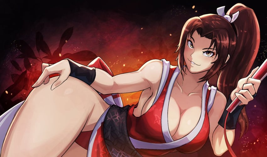 shiranui mai (the king of fighters and 1 more) drawn by alex_dos_diaz