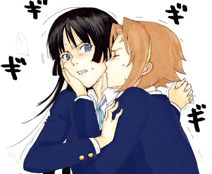 akiyama mio and tainaka ritsu (k-on!) drawn by alice_kei_(lemon-jiru)