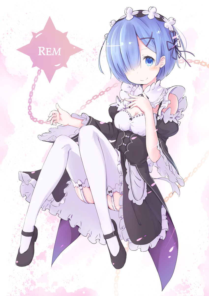 rem (re:zero kara hajimeru isekai seikatsu) drawn by mokichi812