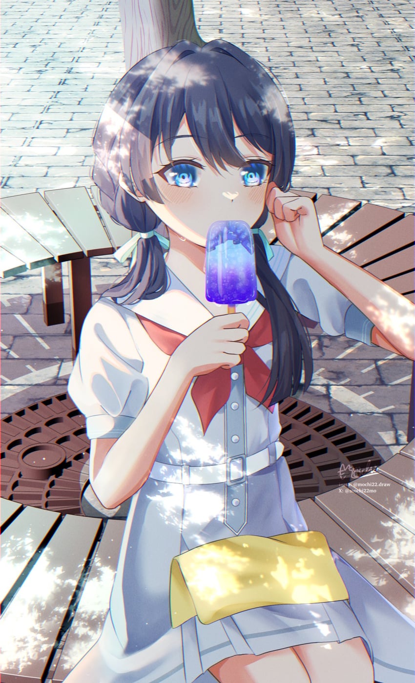 murano sayaka (love live! and 1 more) drawn by mochi_tsu22
