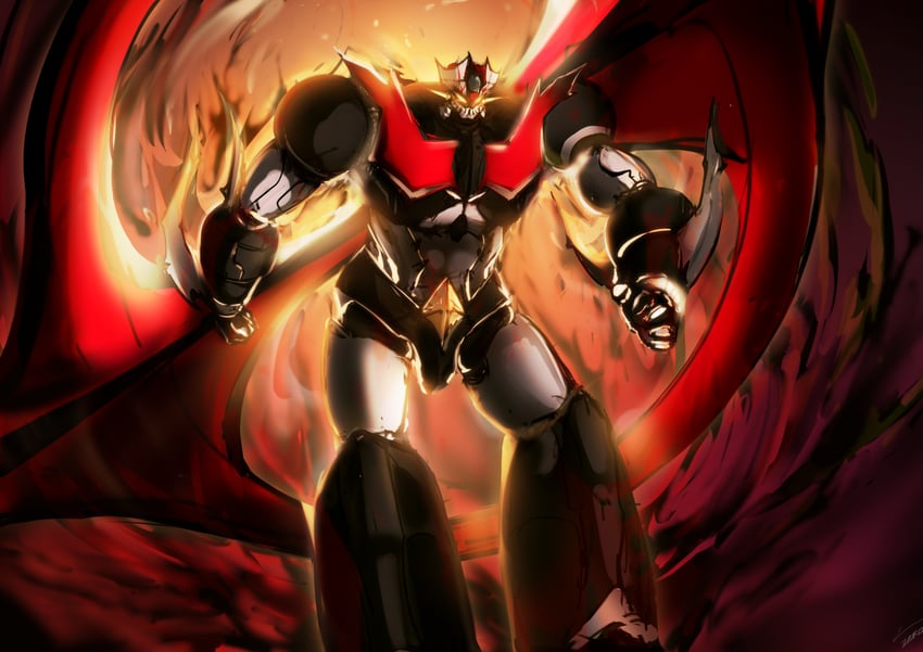 mazinger zero (mazinger and 1 more) drawn by destiny123456
