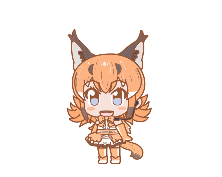 caracal (kemono friends and 2 more) drawn by ef63_11