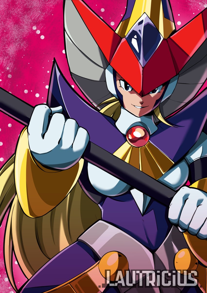 berkana (mega man and 2 more) drawn by lautricius