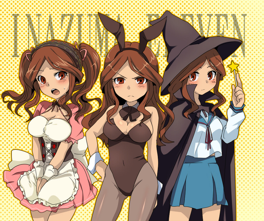 suzumiya haruhi, nagato yuki, asahina mikuru, and raimon natsumi (suzumiya haruhi no yuuutsu and 2 more) drawn by marimo_danshaku