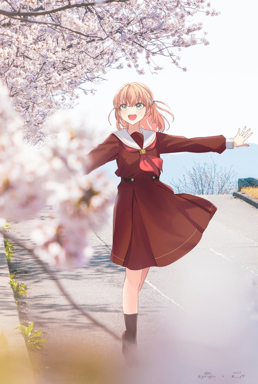 hinoshita kaho (love live! and 1 more) drawn by gimtaro