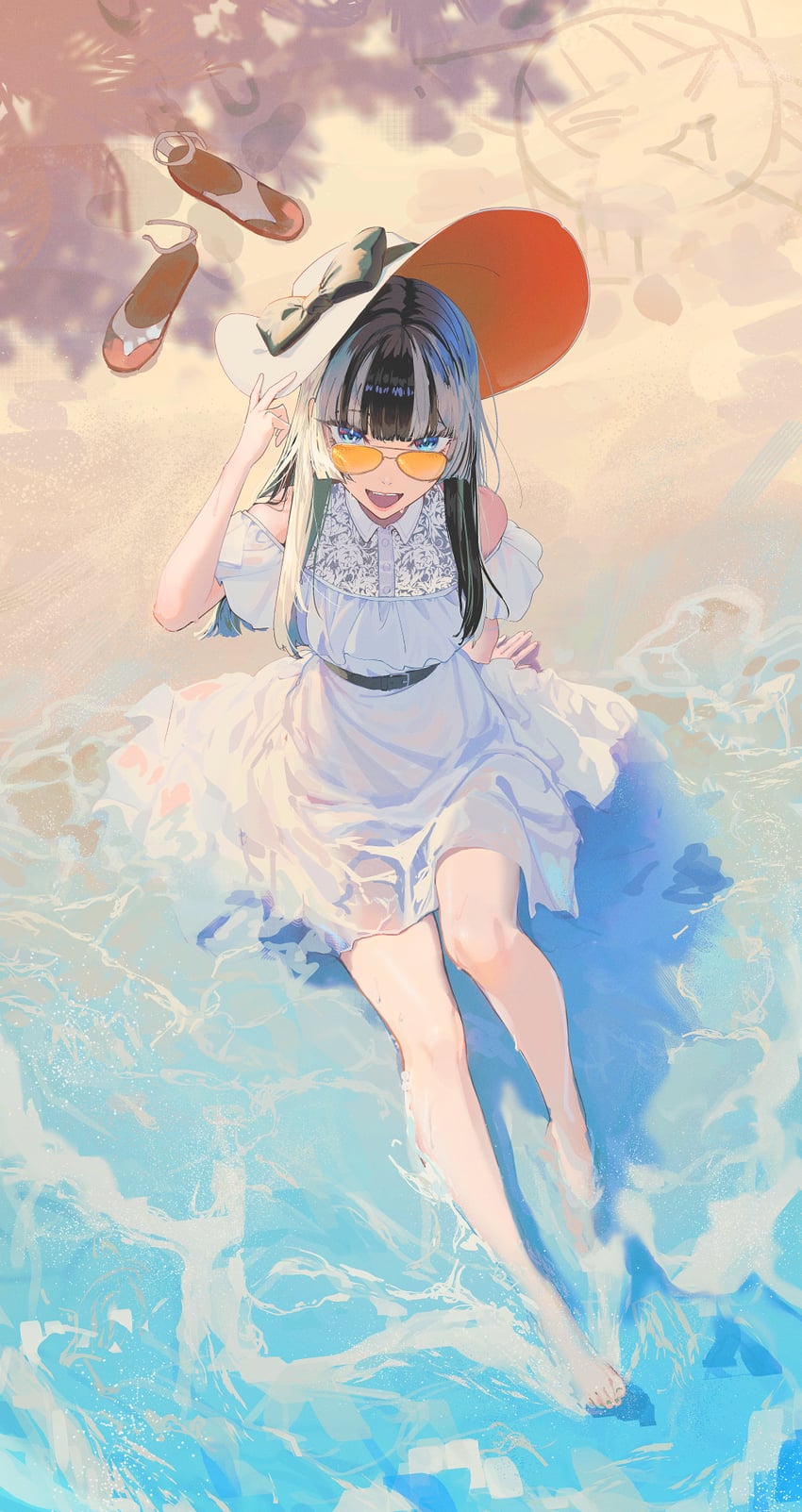 juufuutei raden (hololive and 1 more) drawn by murechika