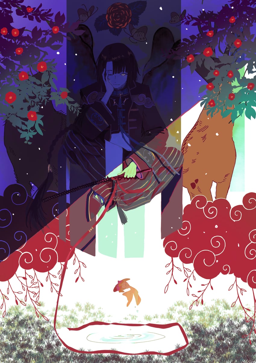 taigong wang (fate and 1 more) drawn by igurumi_00128