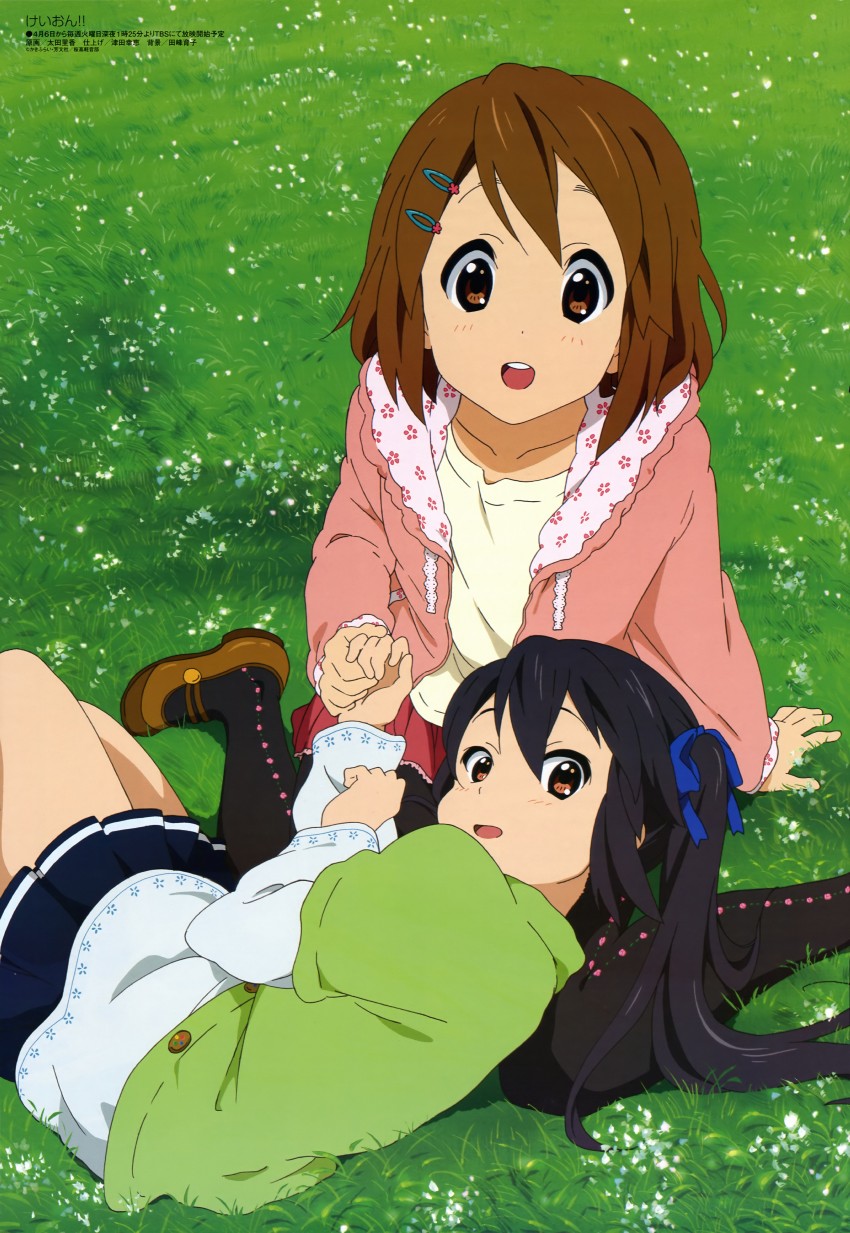 nakano azusa and hirasawa yui (k-on! and 1 more) drawn by oota_rika
