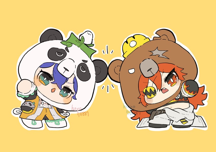 koleda belobog, ben bigger, and belle (zenless zone zero) drawn by hinyo731887