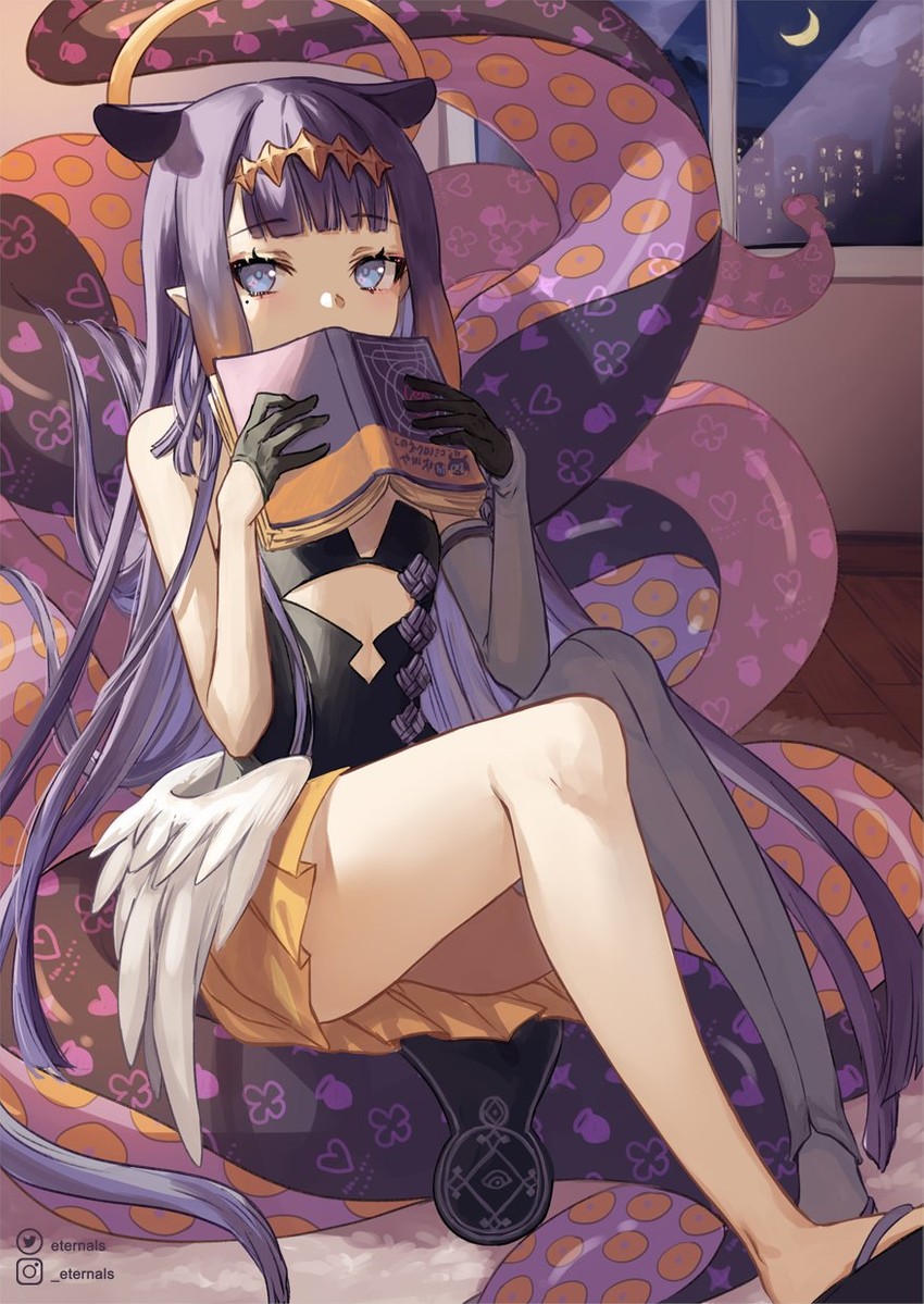 ninomae ina'nis and ao-chan (hololive and 1 more) drawn by ten-chan_(eternal_s)