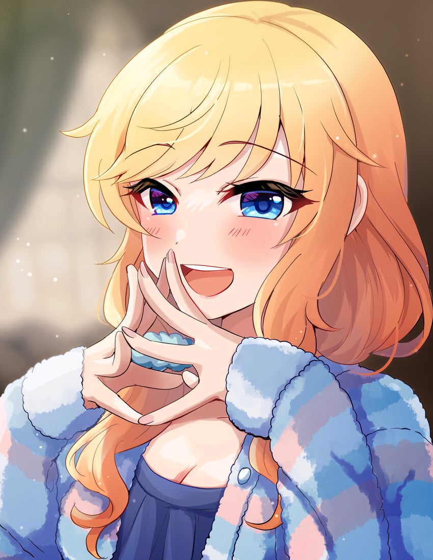 ohtsuki yui (idolmaster and 2 more) drawn by sakura_ran