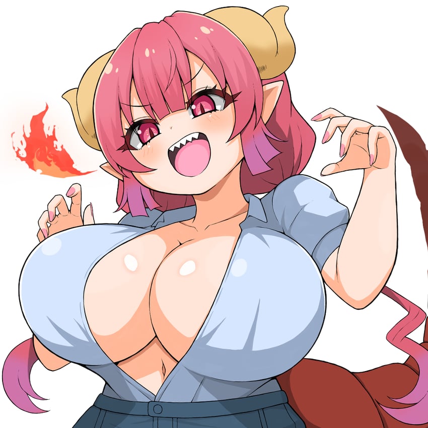 ilulu (kobayashi-san chi no maidragon) drawn by user_kruv4844
