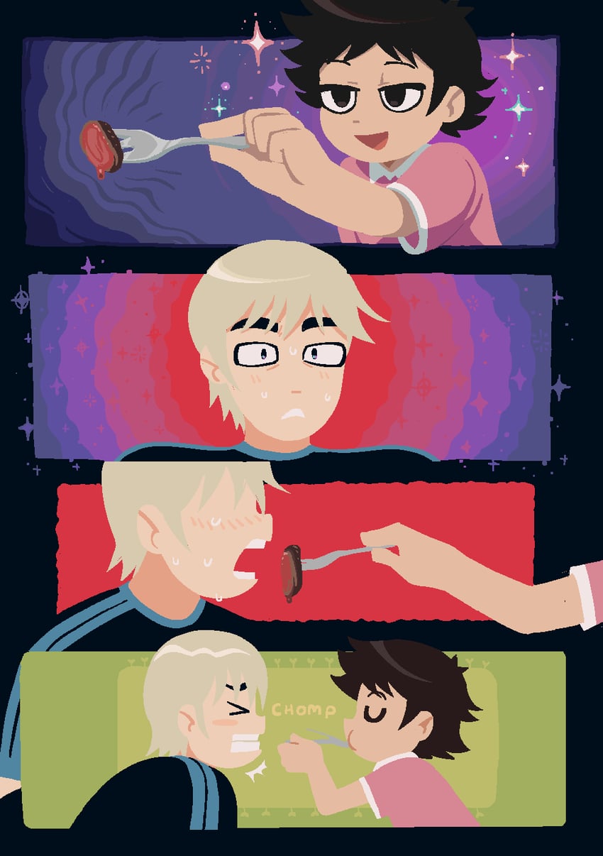 wallace wells and todd ingram (scott pilgrim and 1 more) drawn by saurit