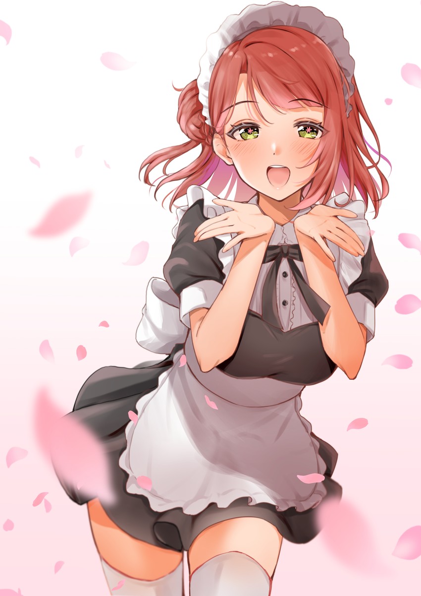 uehara ayumu (love live! and 2 more) drawn by kitaku_(nakamachi_machi)