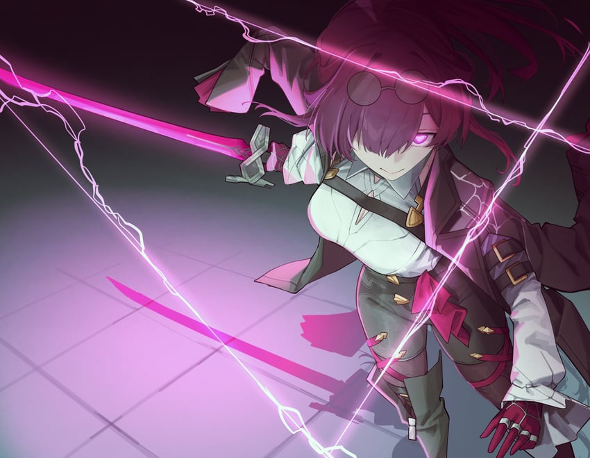 kafka (honkai and 1 more) drawn by vivo_(vivo_sun_0222)