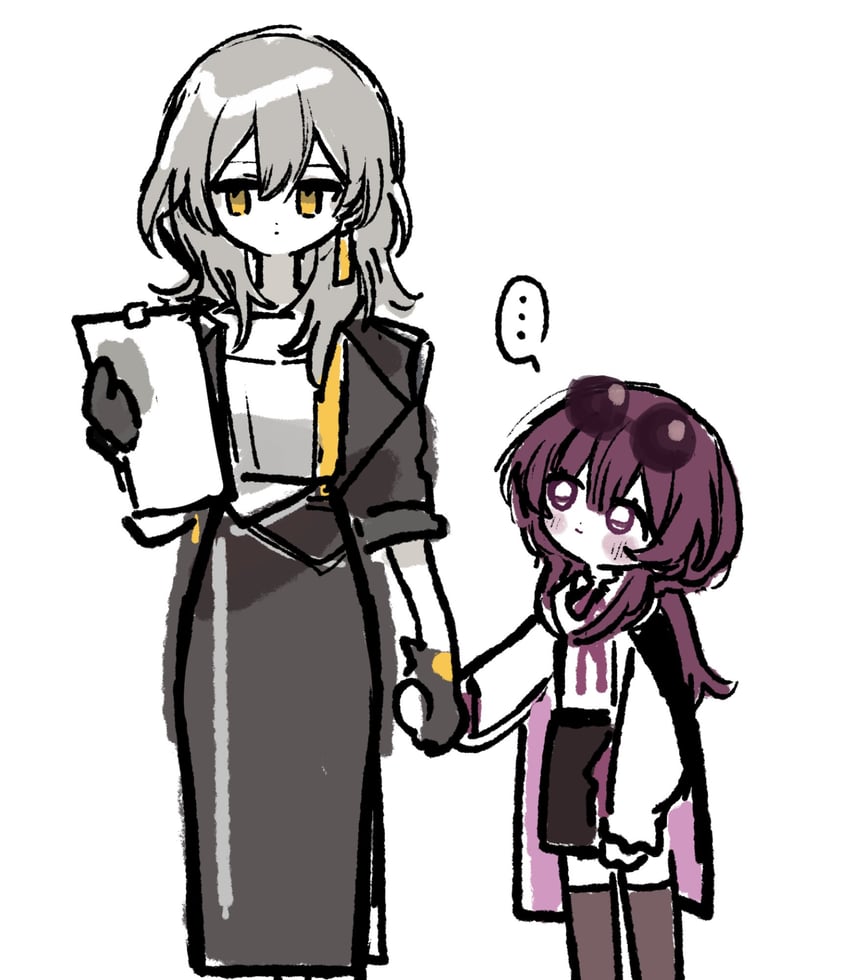 trailblazer, stelle, and kafka (honkai and 1 more) drawn by umiushi_u