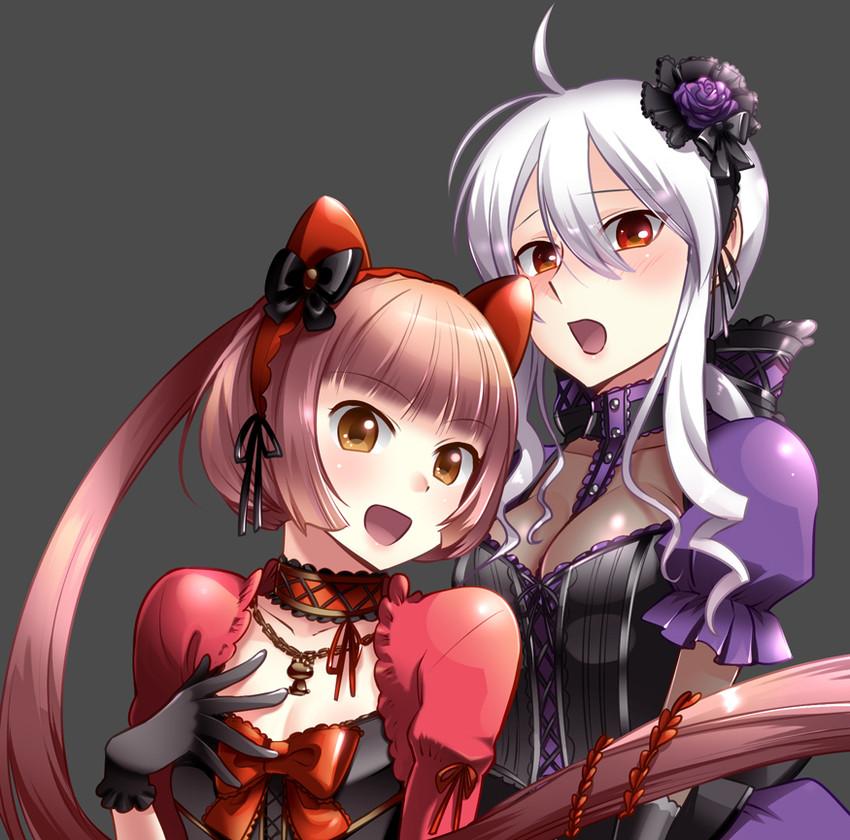 yowane haku and nekomura iroha (vocaloid and 2 more) drawn by caffein