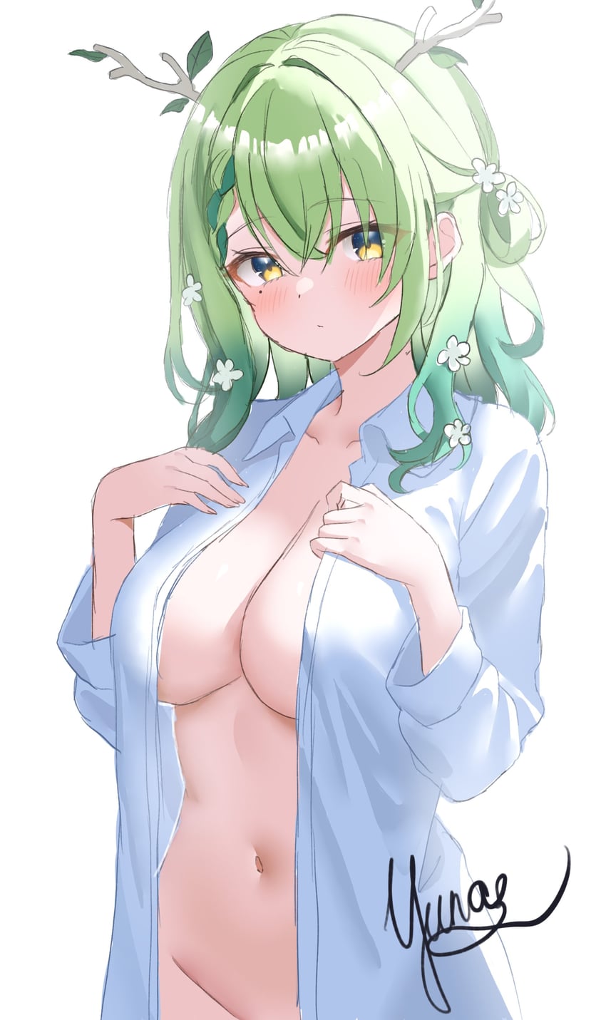 ceres fauna (hololive and 1 more) drawn by etherealmeow