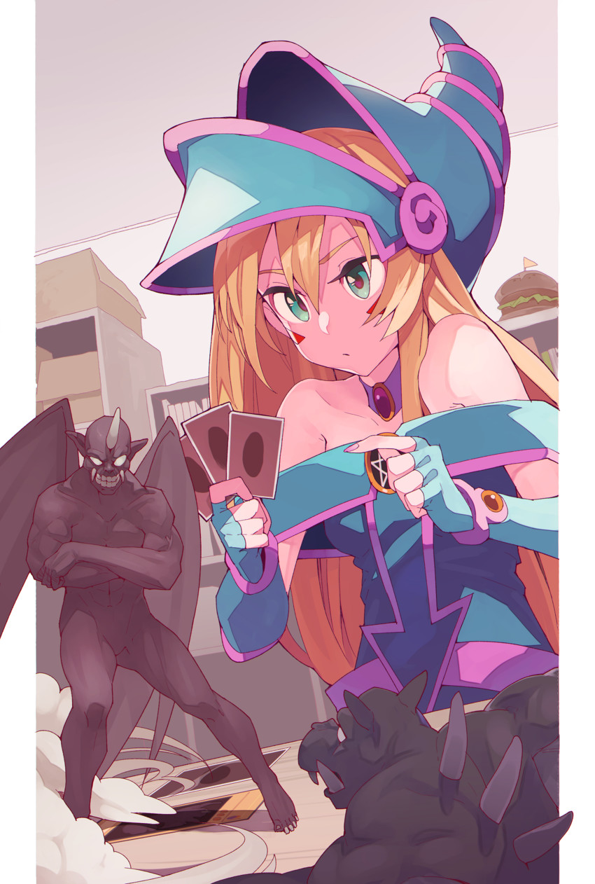 dark magician girl (yu-gi-oh!) drawn by kamameshi_gougoumaru