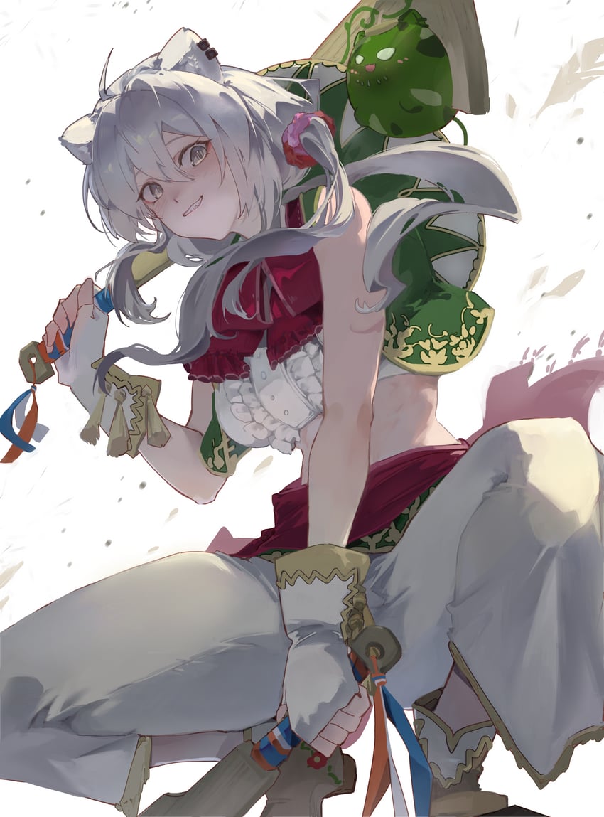 shishiro botan, ssrb, and lily hawk (hololive and 2 more) drawn by wool1997