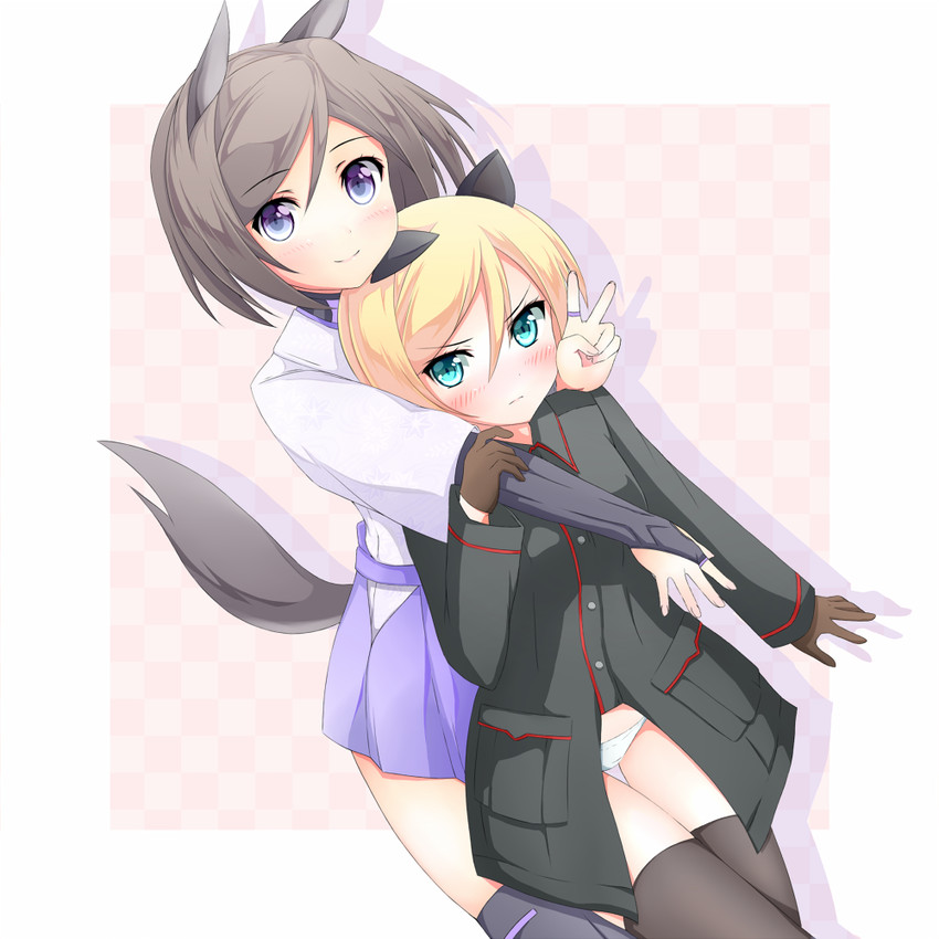 heinrike prinzessin zu sayn-wittgenstein and kuroda kunika (world witches series and 1 more) drawn by yagurumasou