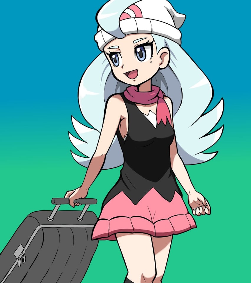 dawn and kahili (pokemon and 2 more) drawn by takamame