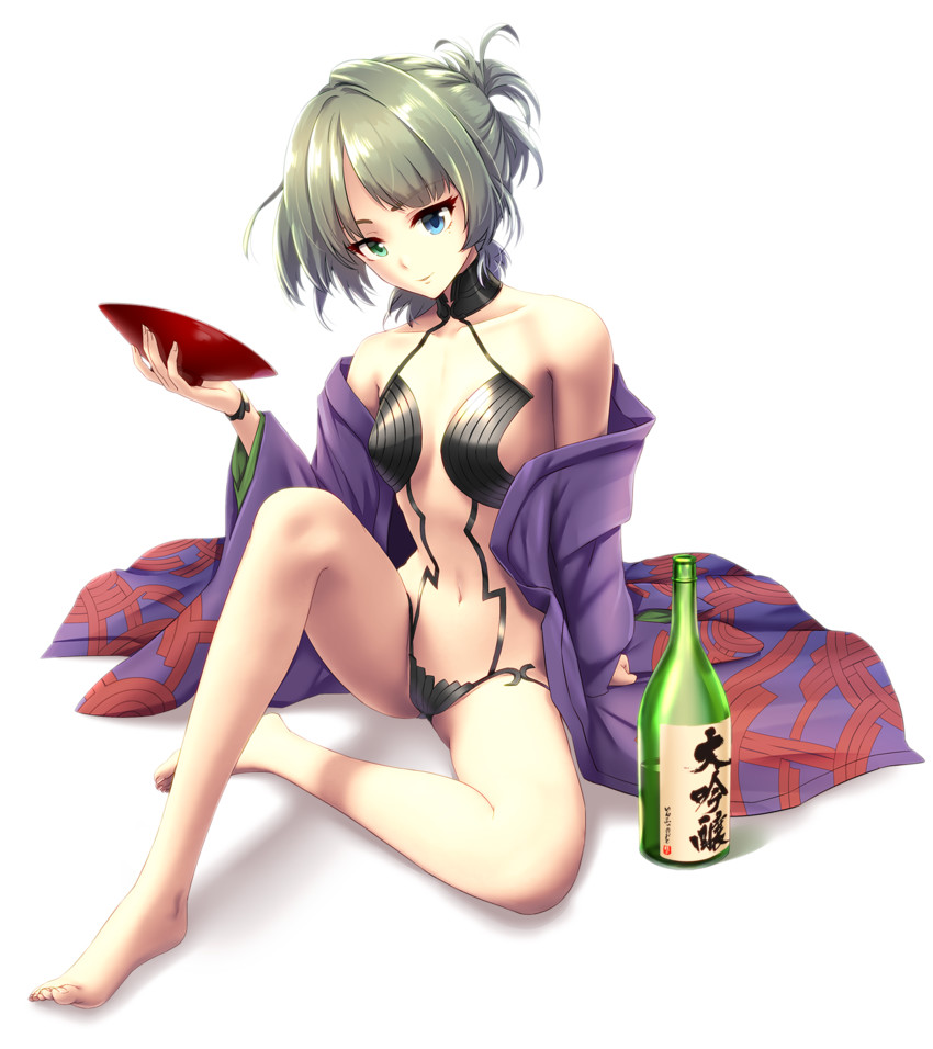 shuten douji and takagaki kaede (fate and 3 more) drawn by infinote