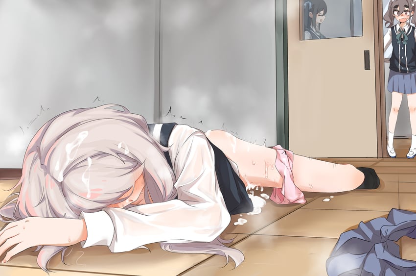 shikishima sakurako, kiriyama an, and amamiya satsuki (mono) drawn by nuooooodoomo
