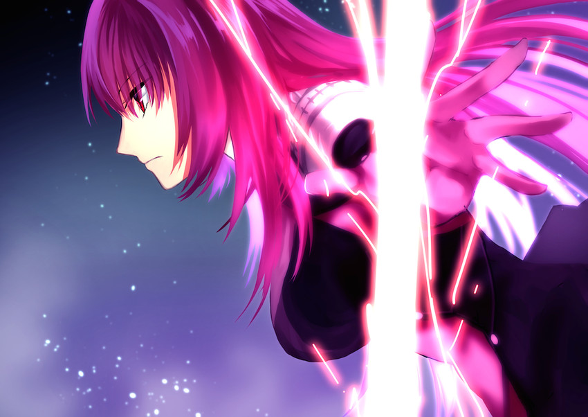 scathach (fate and 1 more) drawn by satoimo_(3311_mi)