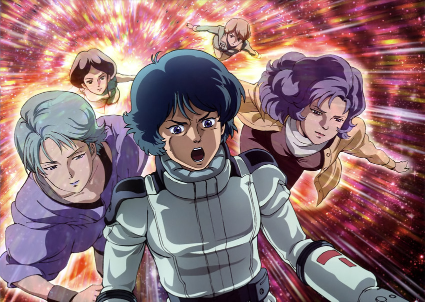 kamille bidan, four murasame, emma sheen, rosamia badam, and reccoa londe (gundam and 1 more)