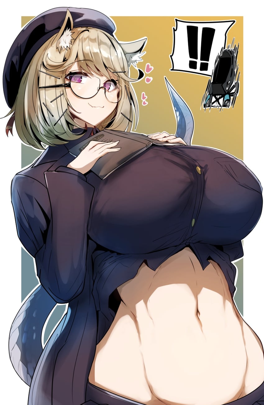 doctor and utage (arknights) drawn by gin_moku