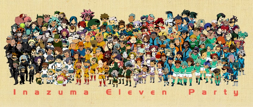kazemaru ichirouta, endou mamoru, kiyama hiroto, fubuki shirou, kidou yuuto, and 182 more (inazuma eleven) drawn by pan_ikkin