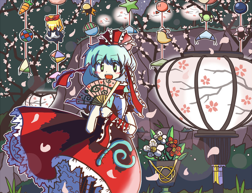 mystia lorelei, kagiyama hina, and hourai doll (touhou) drawn by kiroguramu