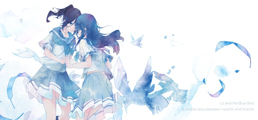 yoroizuka mizore and kasaki nozomi (hibike! euphonium and 1 more) drawn by tatatsu