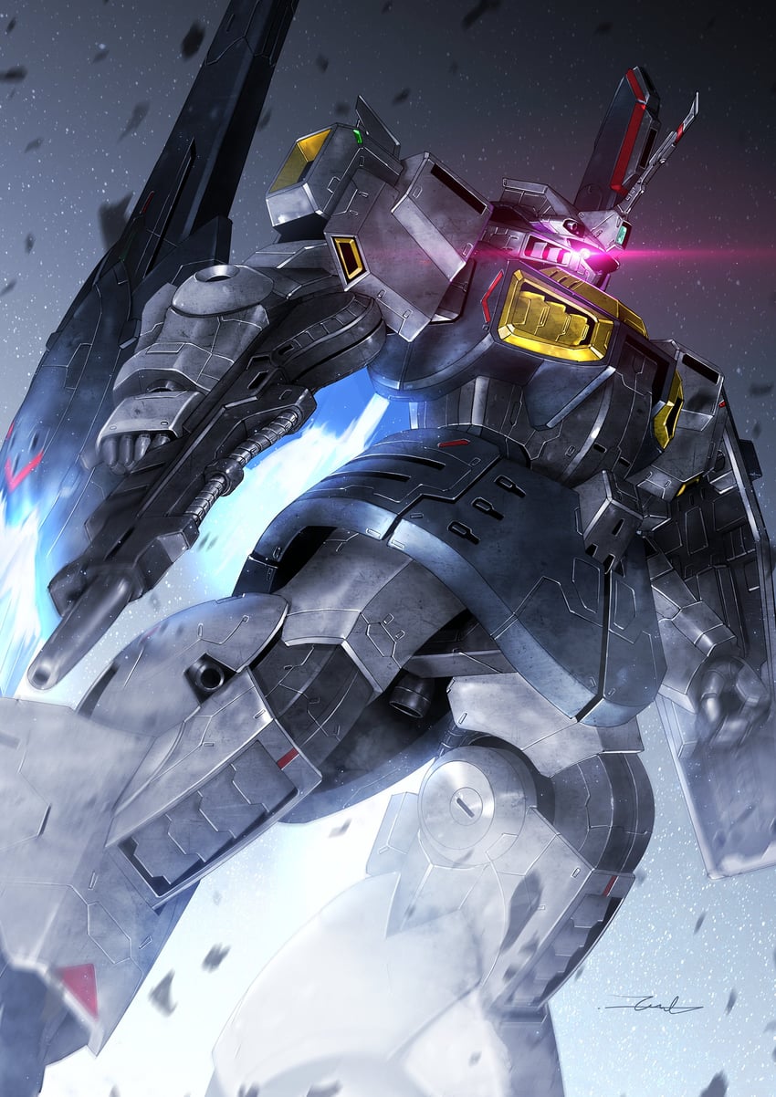 dijeh, rick dijeh kai, and rick dijeh (gundam and 1 more) drawn by taka-f