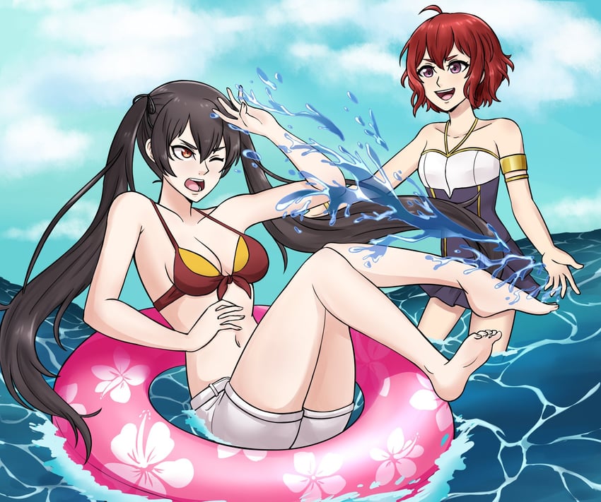 female morgan and severa (fire emblem and 1 more) drawn by alisa_(vallurite)