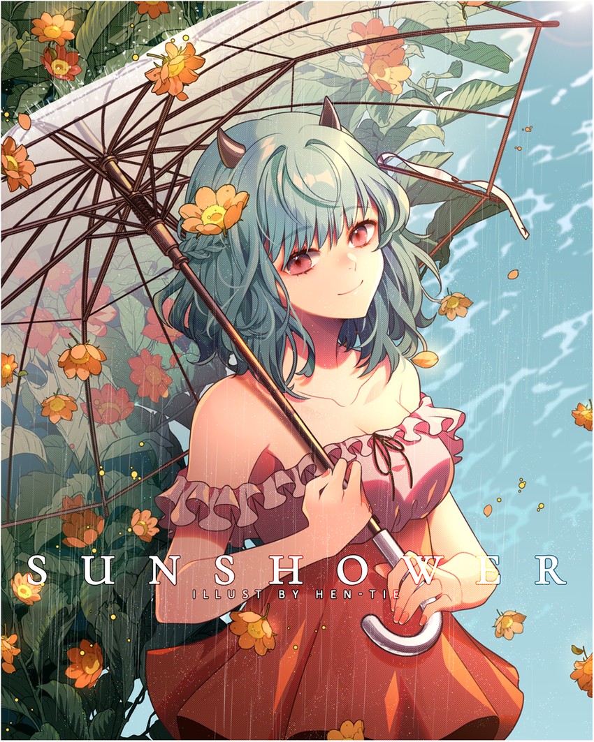 sunshower drawn by hen-tie