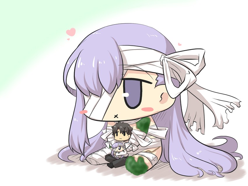 fujimaru ritsuka and kingprotea (fate and 1 more) drawn by goma_(gomasamune)