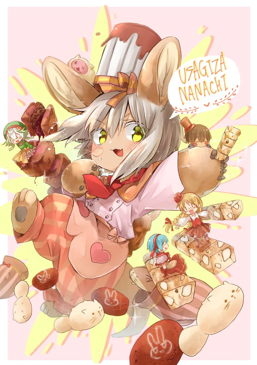 nanachi, reg, riko, maruruk, prushka, and 2 more (made in abyss) drawn by mumu_yu_mu
