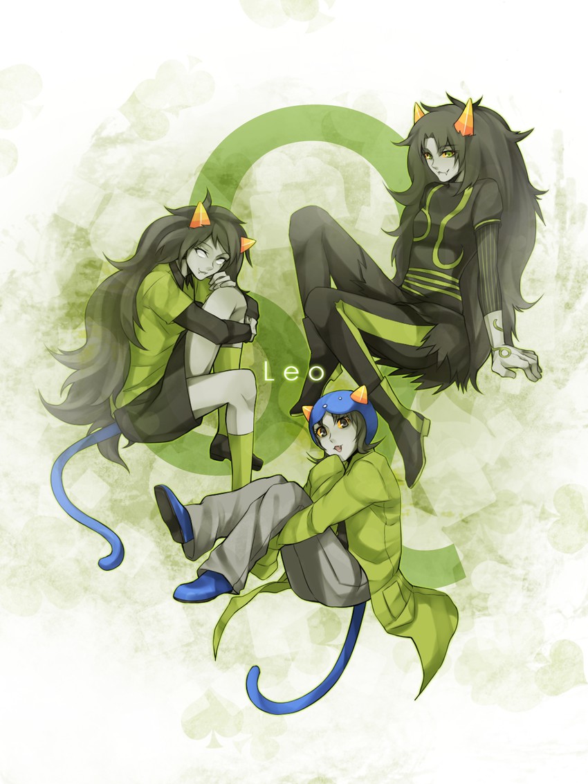 nepeta leijon, meulin leijon, and the disciple (homestuck) drawn by byakuya0315