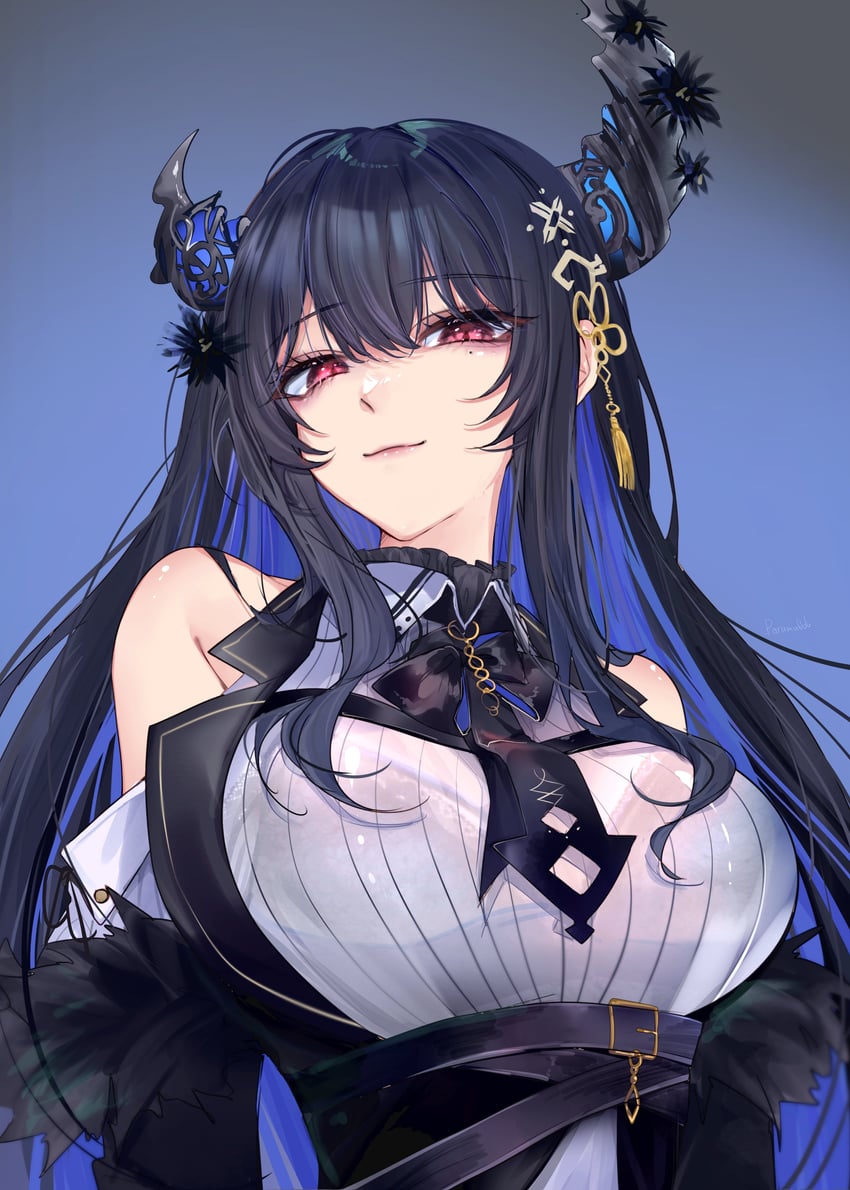nerissa ravencroft (hololive and 1 more) drawn by red666