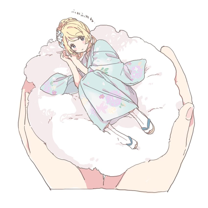 ayase eli (love live! and 1 more) drawn by rinrin_johann
